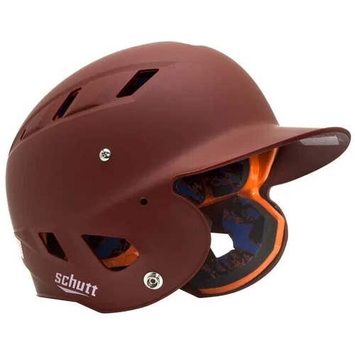 Schutt Mens AiR 5.6/AIR 4.2 Size Small Maroon Baseball Batting Helmet NWT