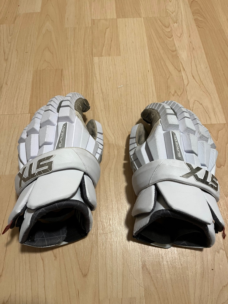 Used  STX Large Surgeon RZR Lacrosse Gloves