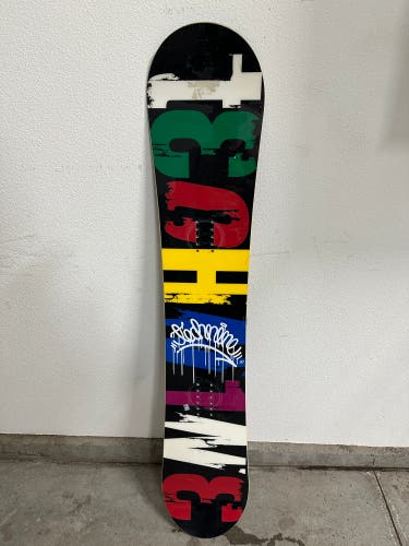 Used  Technine Freestyle Soft Flex True Twin Snowboard