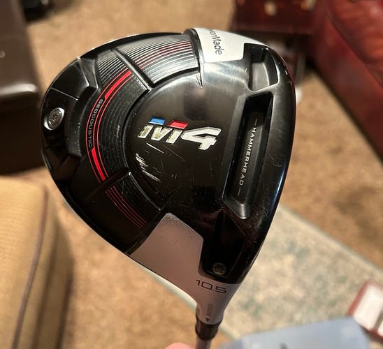Men's Used TaylorMade Right Handed M4 Driver Regular Flex 10.5 Loft