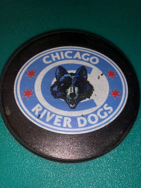 CHICAGO RIVER DOGS HOCKEY PUCK