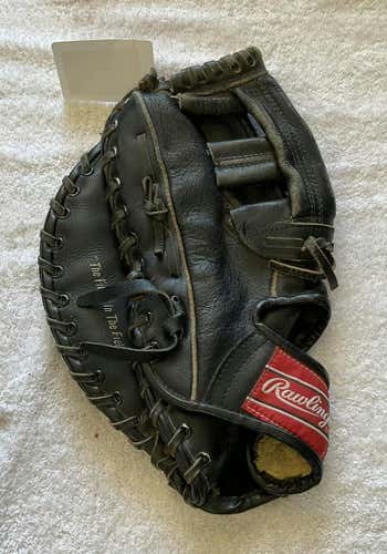 Used Rawlings Rfm37b 12 1 2" First Base Mitt-left Hand Throw