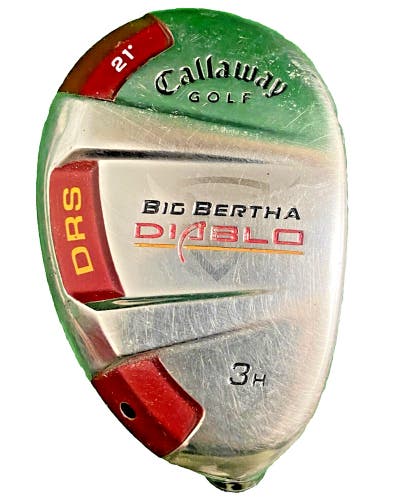 Callaway Big Bertha Diablo DRS 3 Hybrid 21 Degrees RH A-Flex 55g Senior Graphite
