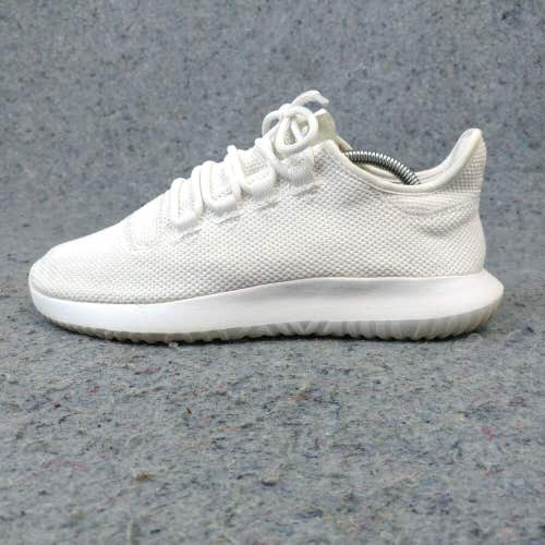 Adidas Tubular Shadow Boys Size 6 Running Shoes White Sneakers CP9467 Low Top