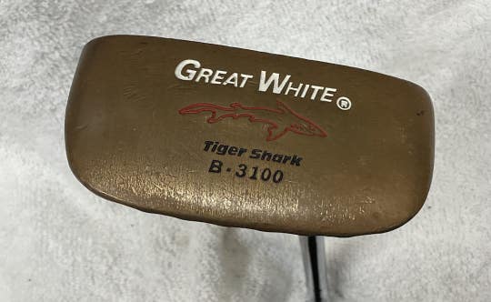 Used Tiger Shark B 3100 Great White Mallet Putter