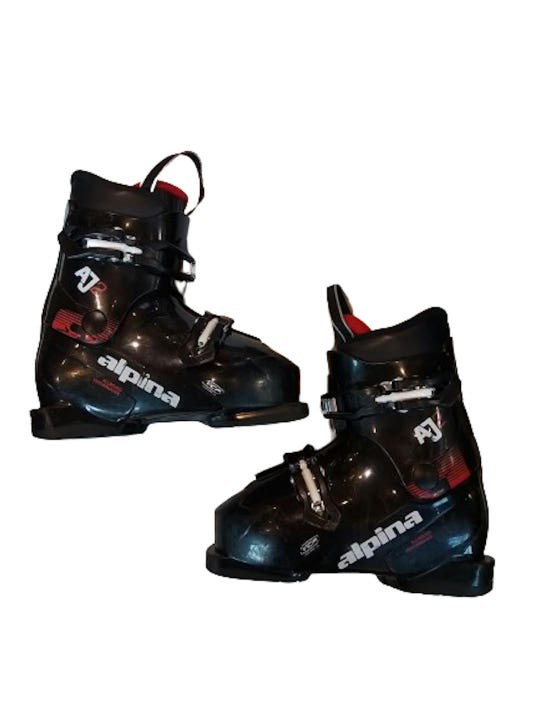 Used Alpina Aj2 205 Mp - J01 Boys' Downhill Ski Boots