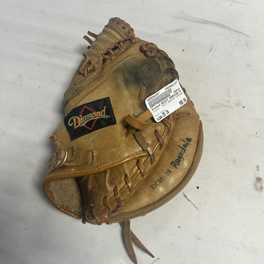Used Diamond Select American Steerhide 35" Catcher's Gloves
