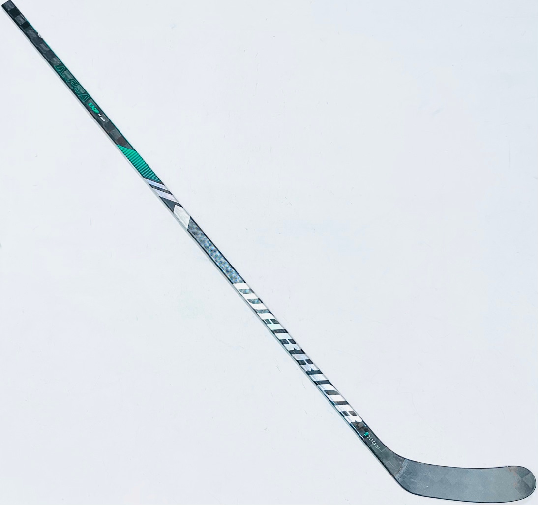 Like New Custom Green Alpha LX2 Pro Hockey Stick-LH-P28M-85 Flex-Grip W/ Bubble Texture
