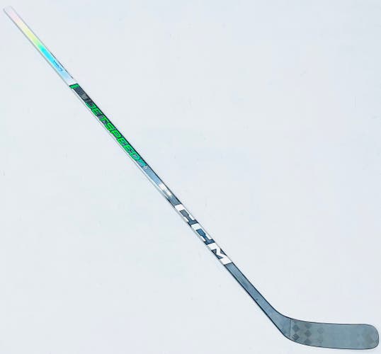 Custom Green Jetspeed FT6 Pro Hockey Sticks-LH-85 Flex-P88M-Grip