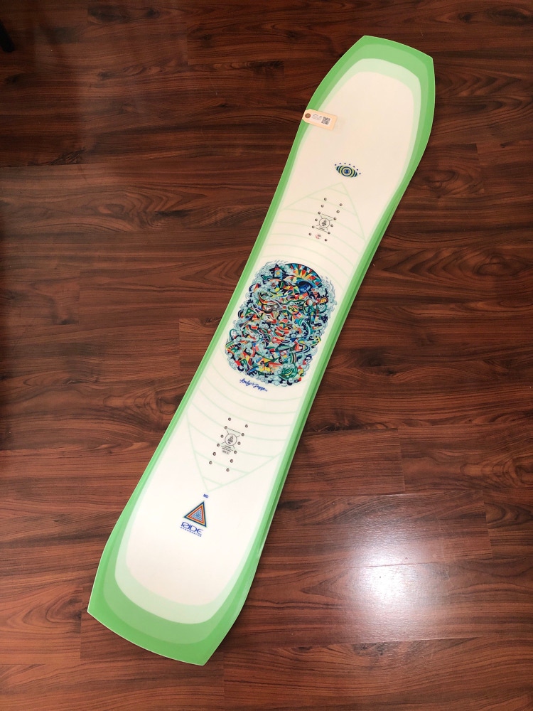 New 151cm Limited Edition Ride ANDY DAYZE X WAR PIG Snowboard Without Bindings