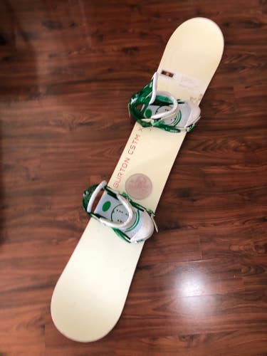 Used 164cm Burton Custom X Snowboard With Bindings