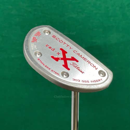 Scotty Cameron Red X2 35" Center-Shafted Mid-Mallet Putter W/Super Stroke