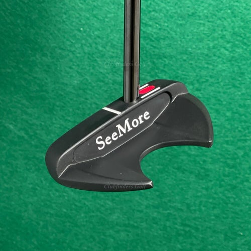 LH SeeMore HT Mallet Matte Black Milled 33.5" CS RST Putter Golf Club
