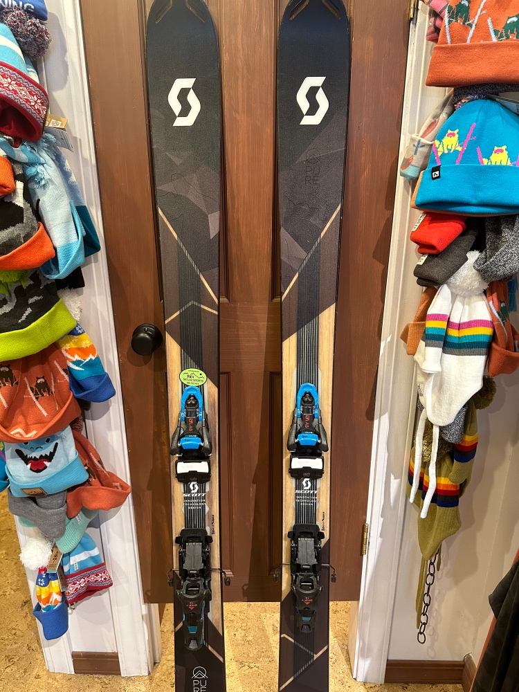 Scott Pure Pro 109 ti ski 182 cm LIKE NEW w. Salomon Shift 13 Binding