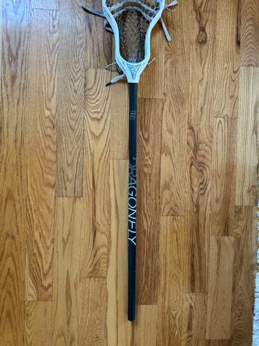 Used Epoch Dragonfly Pro Men's Attack Lacrosse Shaft + Warrior Burn 2 Head - Strung