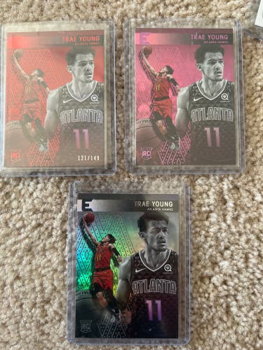 Trae Young Essentials Lot Including Red 121/149 RC