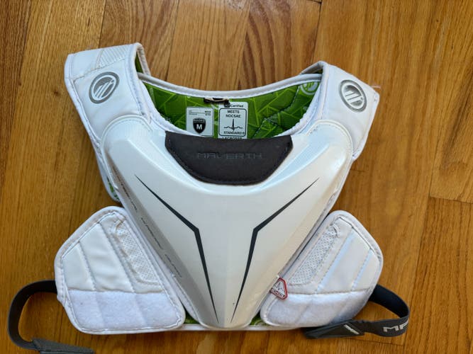 Used Medium Maverik M5 EKG Speed Pad Chest Protector (medium) + STX Stallion 500 Elbow Pads (medium)