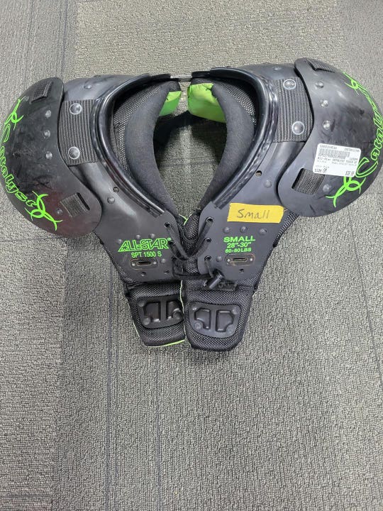 Used All-star Catalyst Youth Sp Sm Football Shoulder Pads
