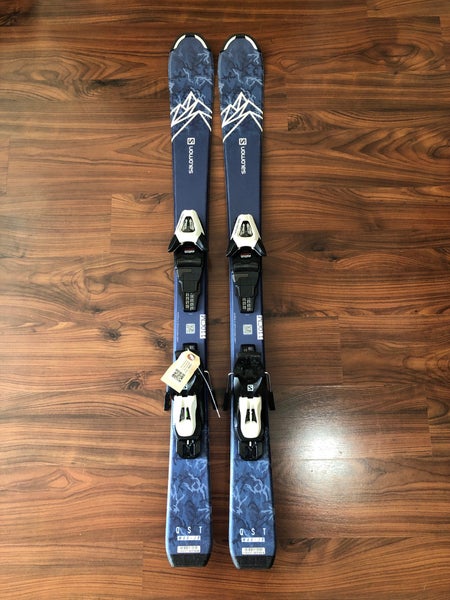 Used 110cm Salomon QST Max Jr Skis With Bindings