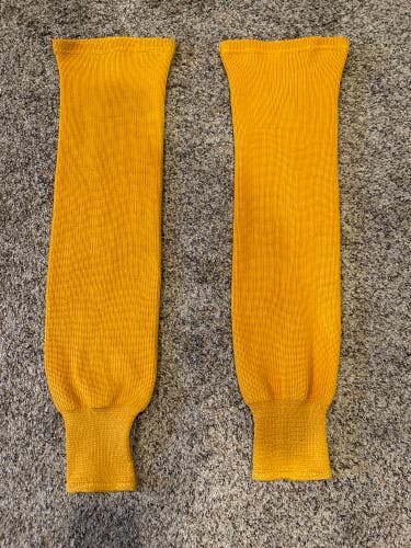 Knit Hockey Socks (Yellow)