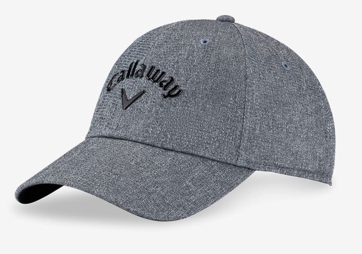 NEW 2024 Callaway Liquid Metal Dark Gray/Black Adjustable Golf Hat/Cap