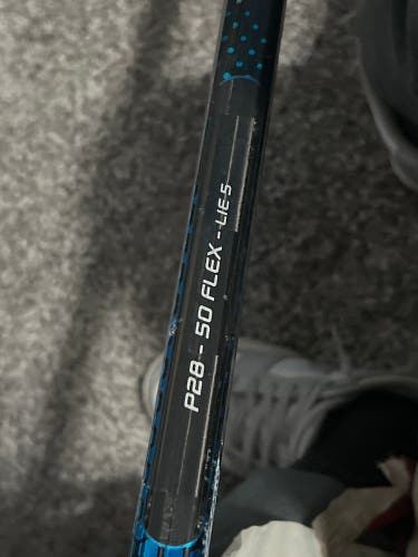 Intermediate Left Hand Toe Pattern Pro Stock Nexus Geo Hockey Stick