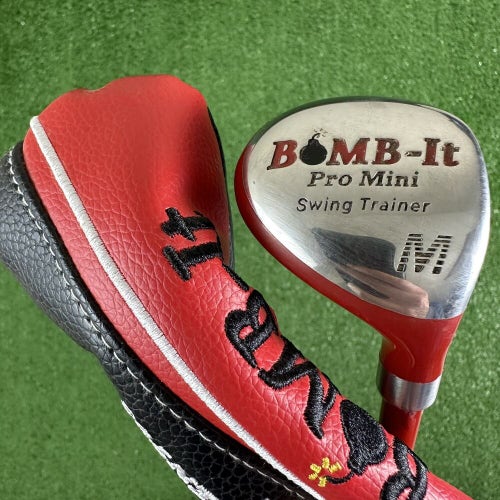 Momentus Bomb-It Pro Mini Swing Trainer Tool Driver Right Handed With Cover