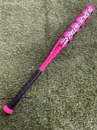 Pink 2018 Used Rawlings AMP T-Ball Bat (-10) 18oz 28in”