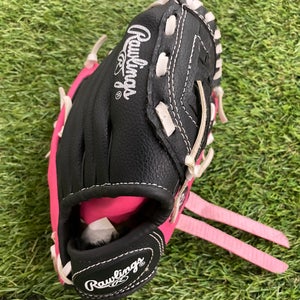 Pink Used Rawlings Players Series Right Hand Throw Baseball Glove 8.5"