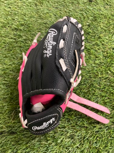 Pink Used Rawlings Players Series Right Hand Throw Baseball Glove 8.5"
