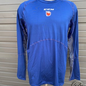 CCM Performance Long Sleeve Body Fit Training Shirt Bakersfield Condors 7148