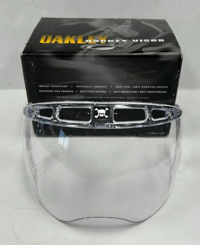 RARE New in box Oakley Visor hockey clear half shield face lens straight HECC