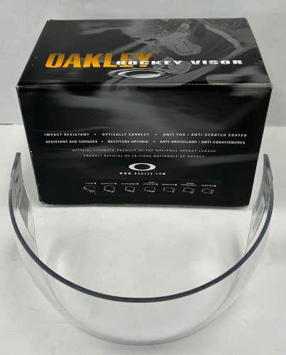 RARE New in box Oakley Visor Pro Modified Aviator hockey clear half shield face
