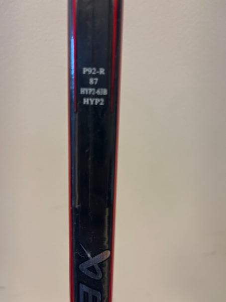 Senior Right Handed P92 Pro Stock Vapor Hyperlite 2 Hockey Stick
