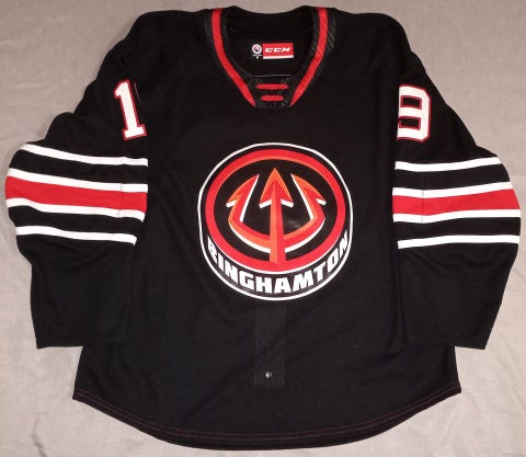 Binghamton Devils AHL Team Issued Travis St. Denis Alternate CCM Jersey