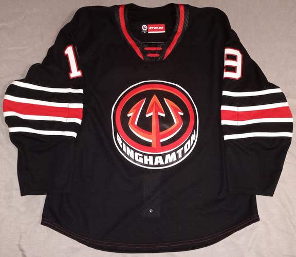 Binghamton Devils AHL Team Issued Travis St. Denis Alternate CCM Jersey