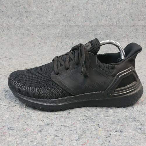 Adidas Ultraboost 20 Boys Running Shoes Size 4.5Y Sneakers Triple Black FW9800