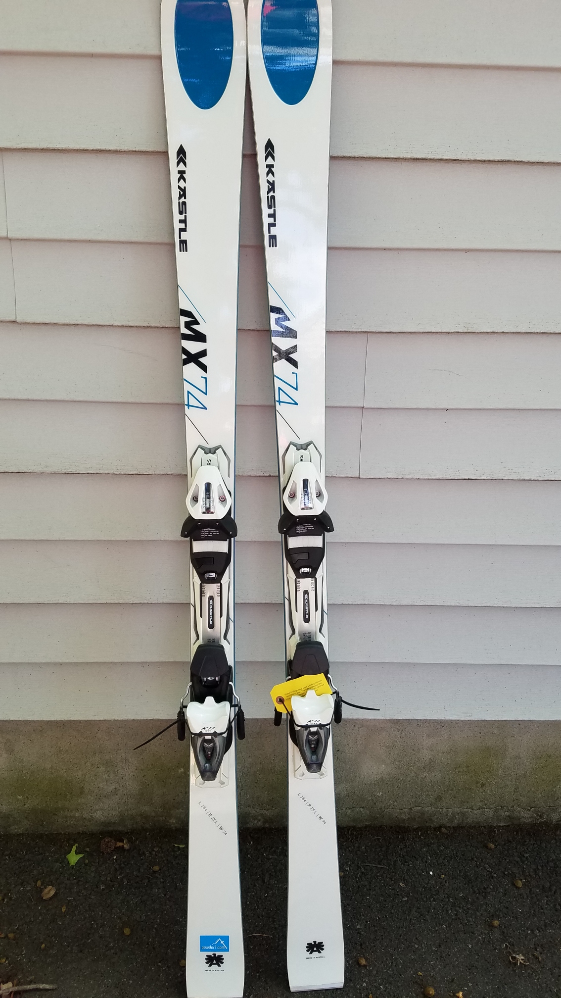 New Kastle 164 cm All Mountain MX74 Skis With K11 CTI binding