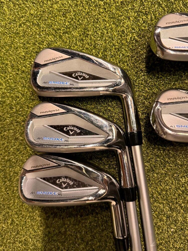 Callaway Paradym AI Smoke HL 7-AW Iron Set, Ascent Senior Flex, RH