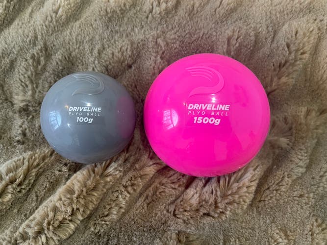 Driveline Plyo 1500g & 100g + Franklin Home Run 12.5 oz, Baseball Softball Training