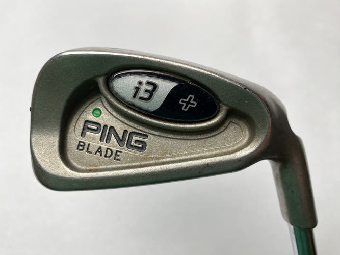 Ping i3 + Blade Single 4 Iron Green Dot 2* Up Regular Steel Mens RH Midsize Grip