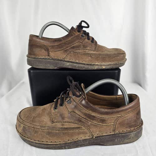 Birkenstock Derby Memphis Lace-Up Oxford Brown Loafers Leather Shoes Size 39