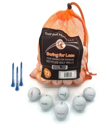 100 Golf Balls-  Titleist Mix - AAAA w/Tees and Mesh Bag