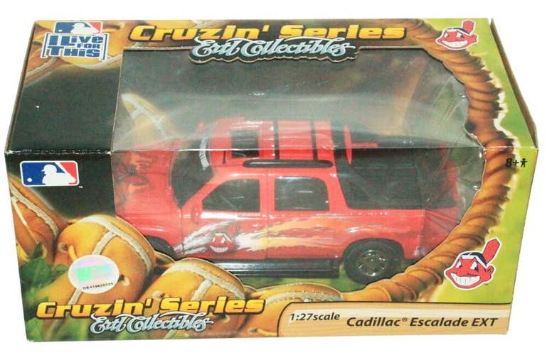 Vintage Cleveland Indians MLB Baseball 1:27 - Cadillac Escalade Diecast Toy 2006