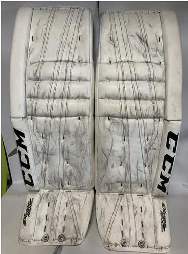 Used 35" CCM Extreme Flex 850 Goalie Leg Pads
