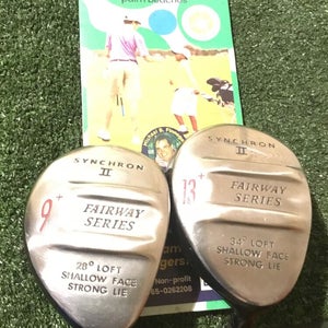 Synchron II Fairway Series Woods Set (9+Wood&13+ Wood) IDrive Tour Graphite