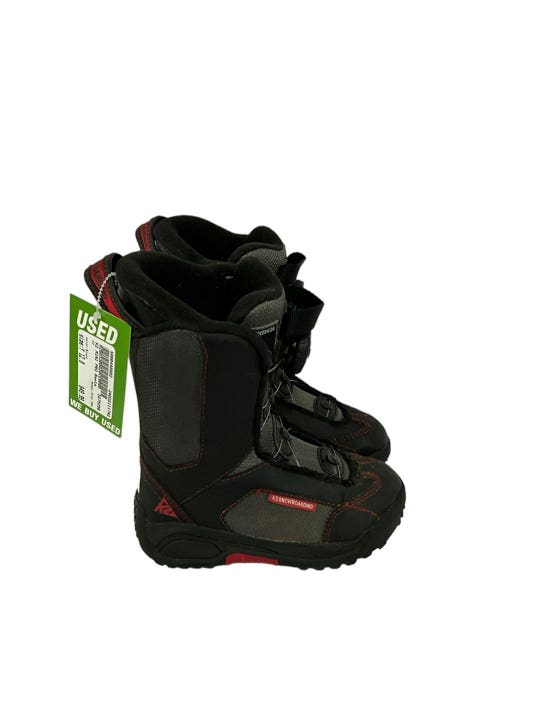 Used K2 Mini Pro Youth Snowboard Boots Size 12