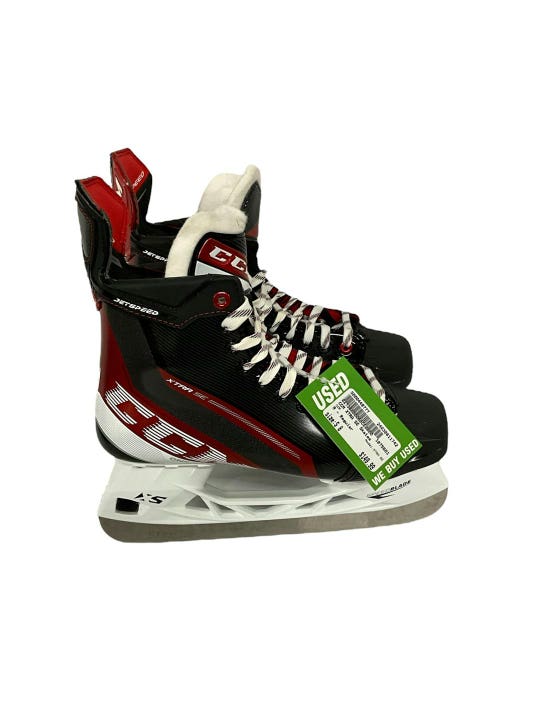 Used Ccm Jetspeed Xtra Se Senior Ice Hockey Skates Size 8 D