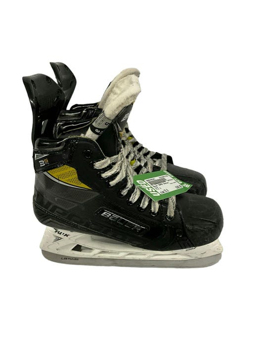 Used Bauer Supreme 3s Pro Intermediate Ice Hockey Skates Size 5