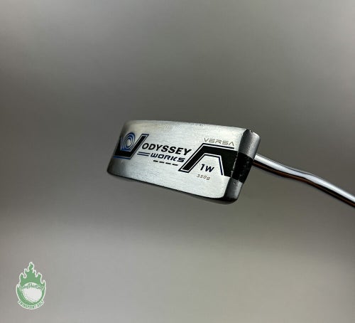 Used RH Odyssey Works Versa 1W 31.75" Putter Steel Golf Club Super Stroke